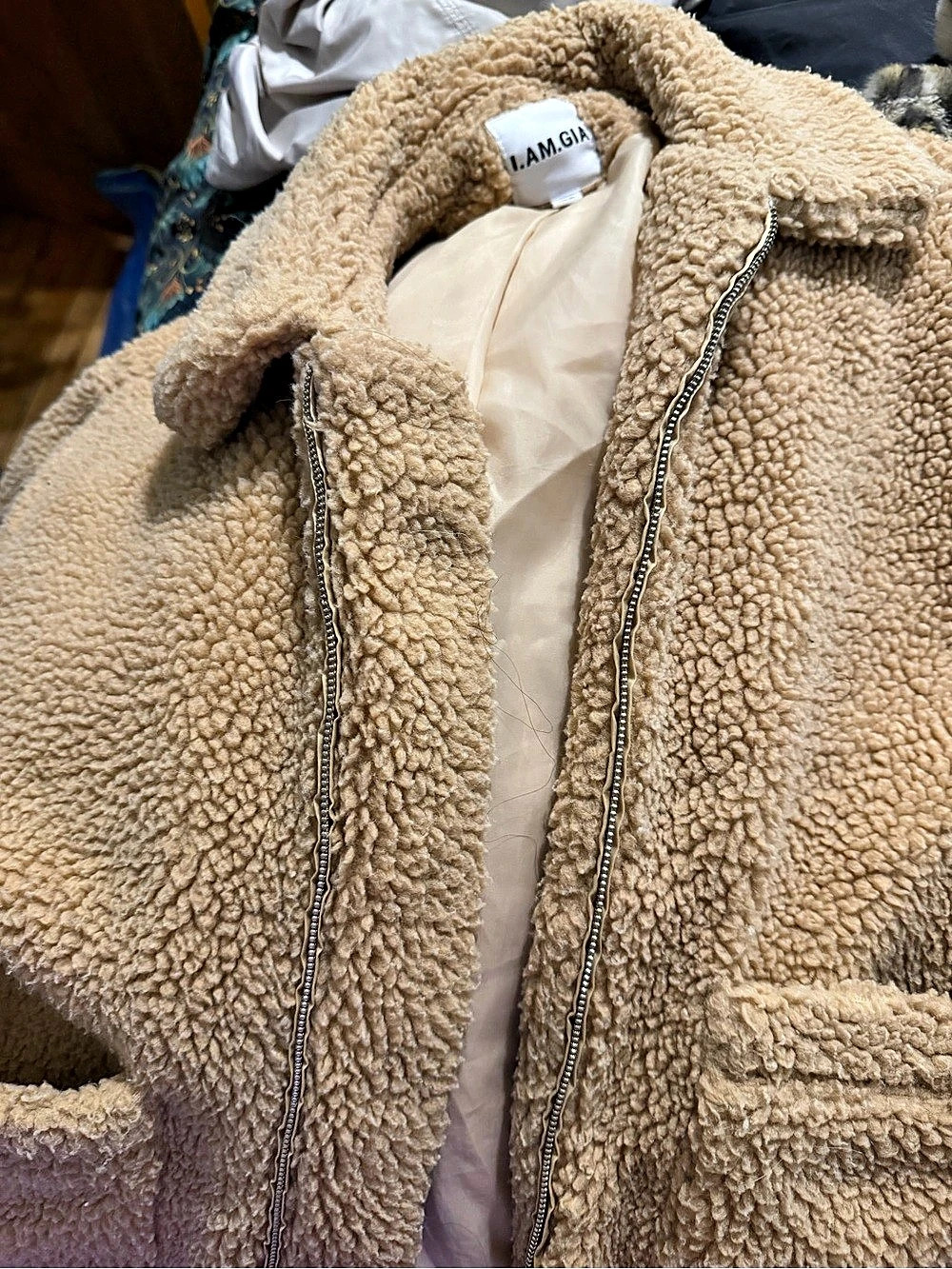 I.AM.GIA Pixie Coat Teddy Jacket Brown XS